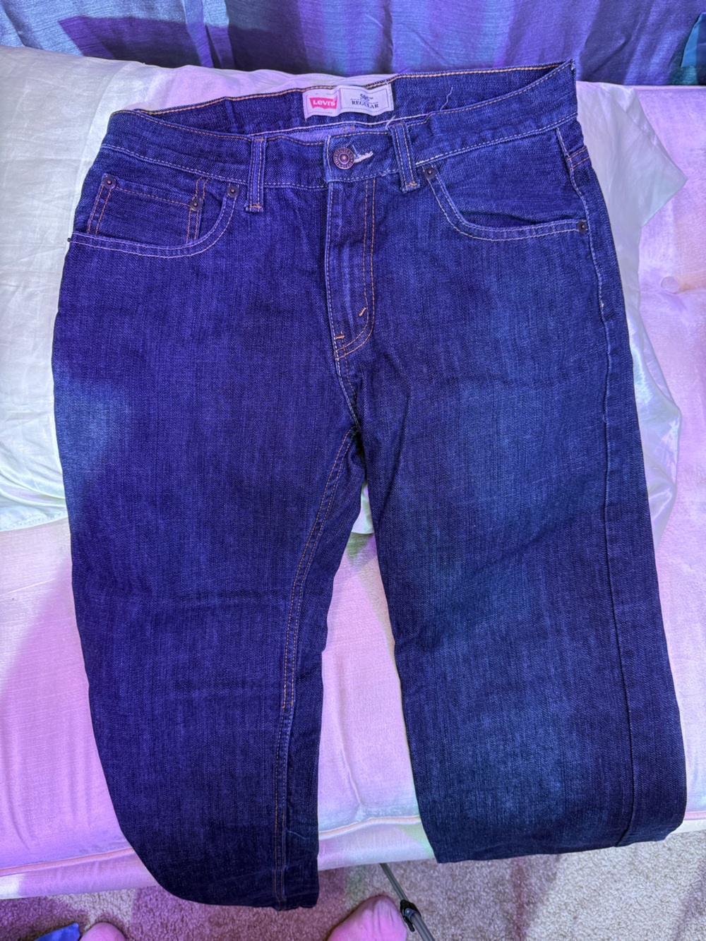 Levi's Dark Blue 505 Boyfriend Style, Straight leg